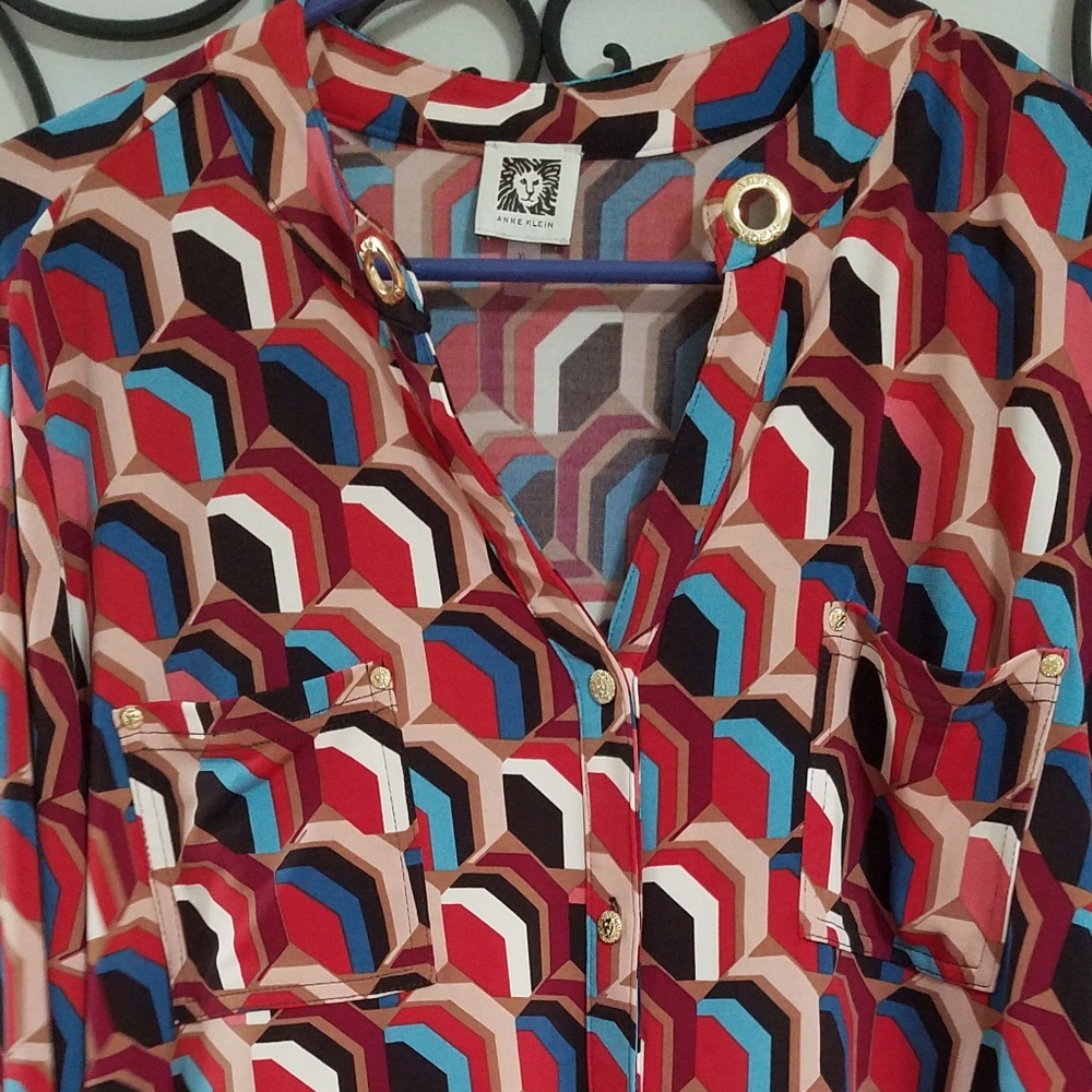 Anne Klein XL Blouse